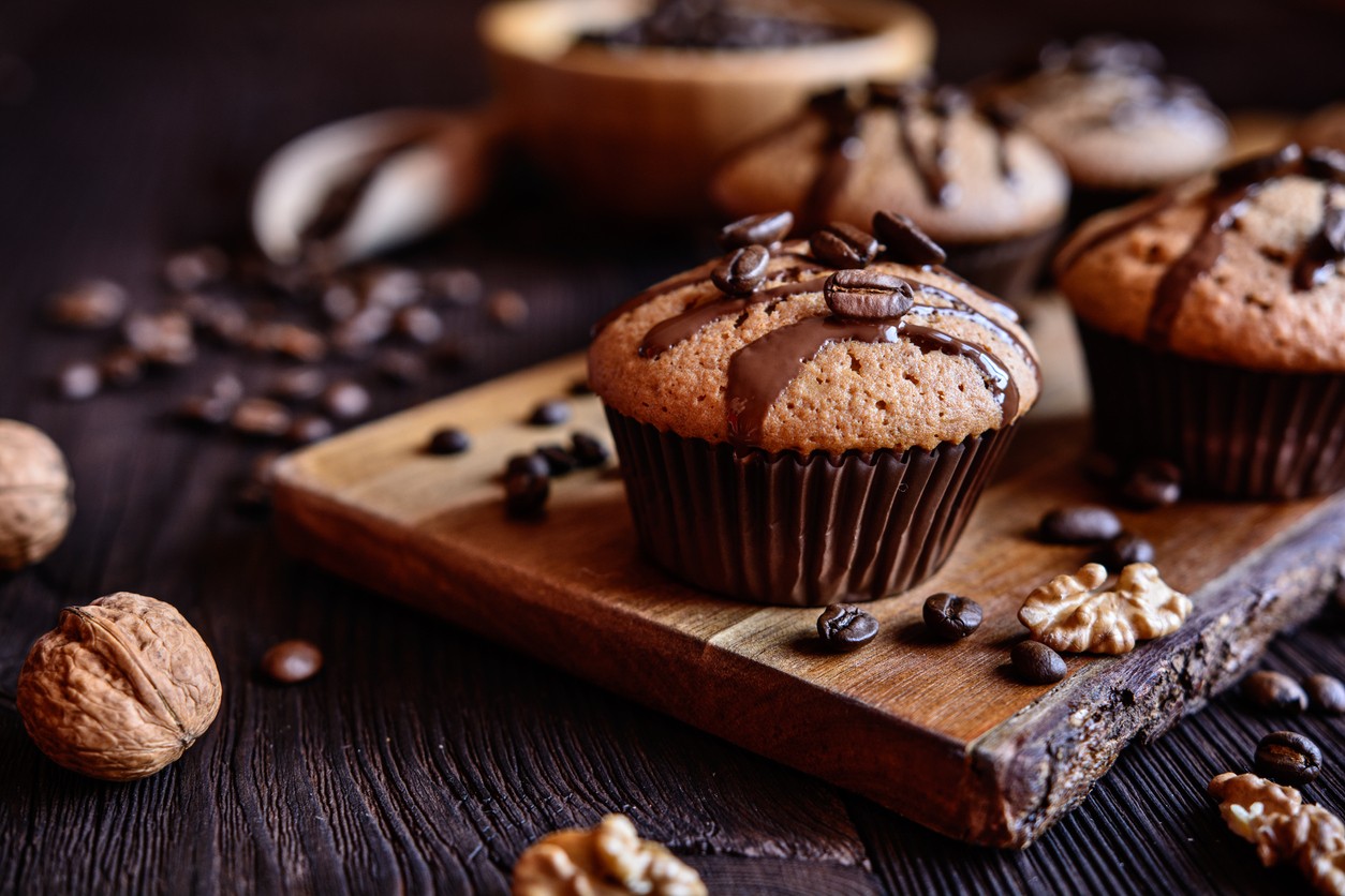 Muffin Al Caff E Noci Per Colazione Ricetta Agrodolce