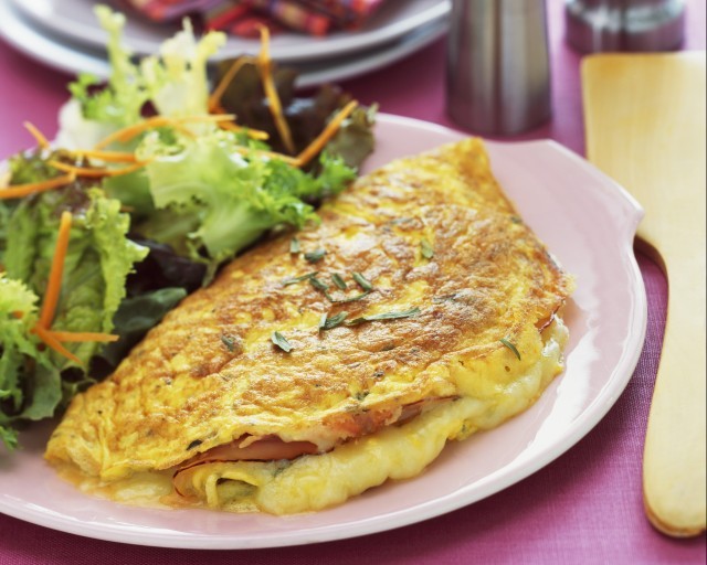 omelette-con-prosciutto