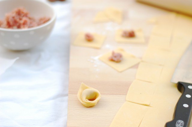 La forma corretta dei tortellini