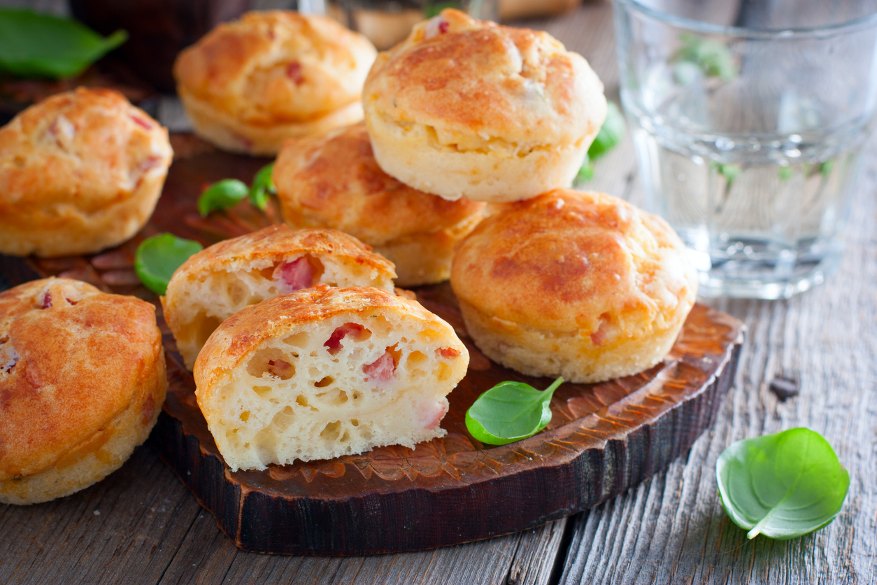 Muffin prosciutto e formaggio