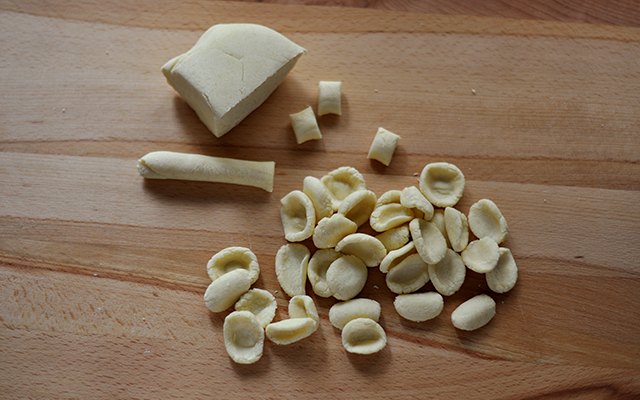 Orecchiette pronte da cuocere