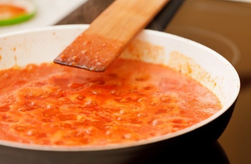 I pomodori in padella