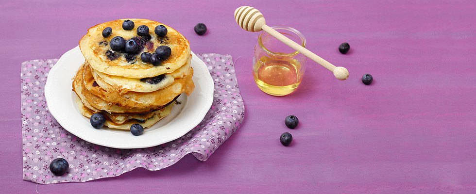 Colazione sana: pancake ai mirtilli - Sonia nel paese delle stoviglie
