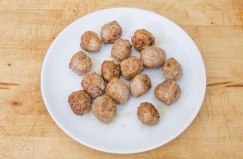 Le polpette di maiale e pollo