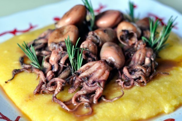 Polenta e moscardini