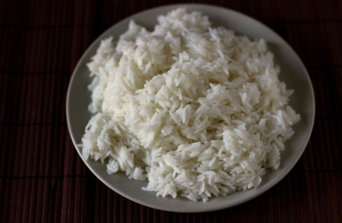 Il riso basmati bollito