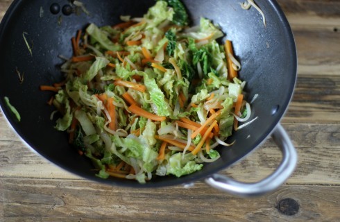 Le verdure saltate nel wok