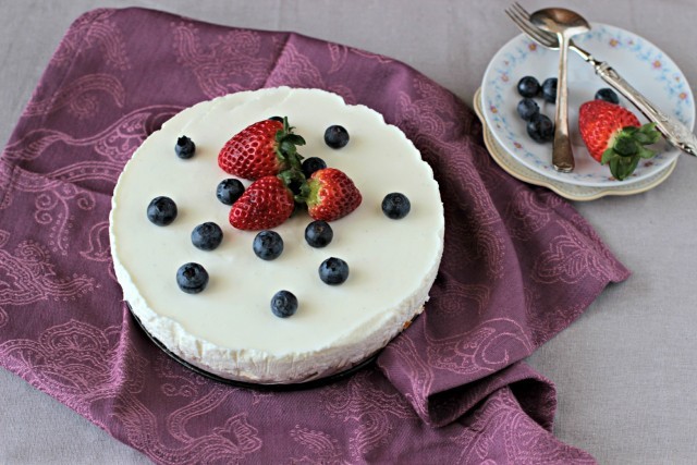 Torta fredda allo yogurt