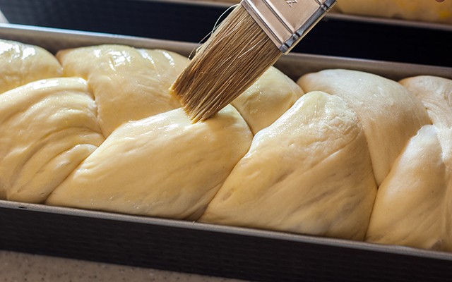 La preparazione del Pan brioche