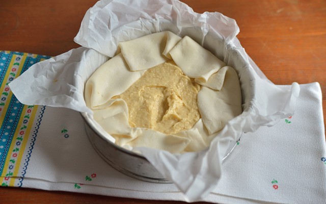 Torta Greca Alle Mandorle Preparazione Agrodolce