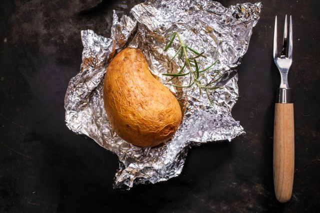 Jacket Potato. <a rel="nofollow" href="http://www.shutterstock.com/">Shutterstock</a>
