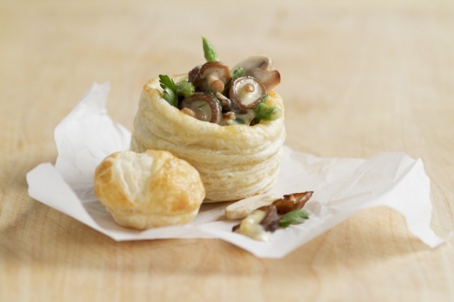 vol au vent ai funghi