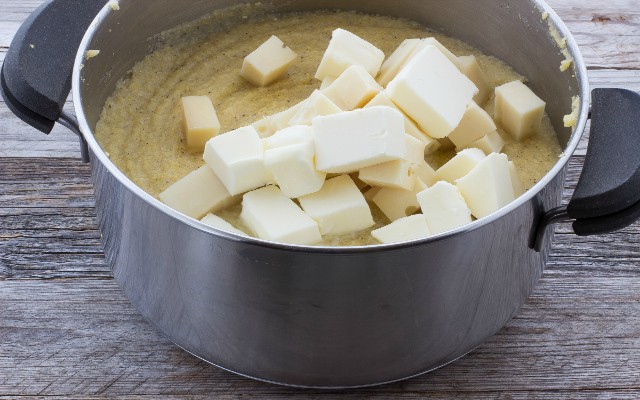 Step 2 polenta taragna