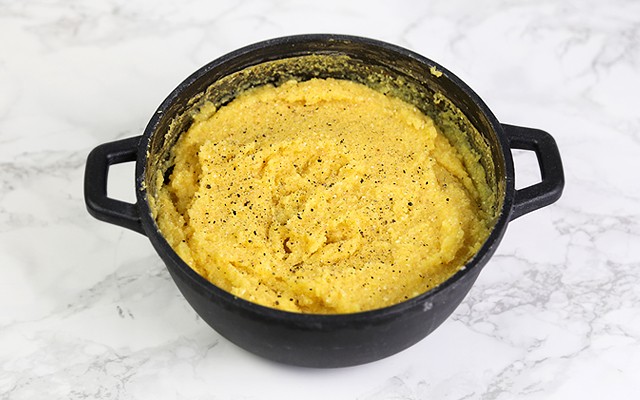 Polenta al forno - la polenta