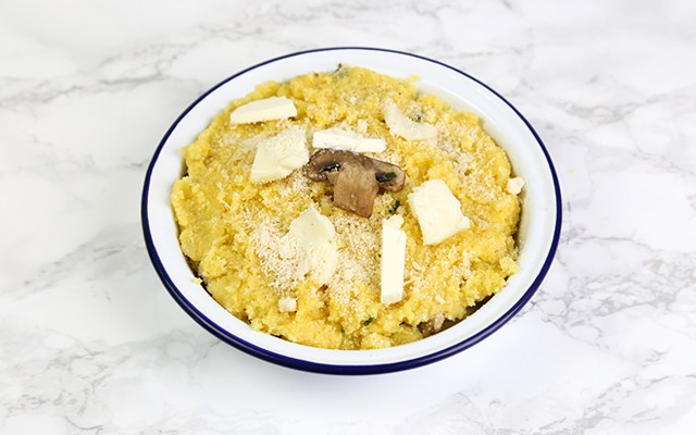 Polenta al forno - ultimo strato