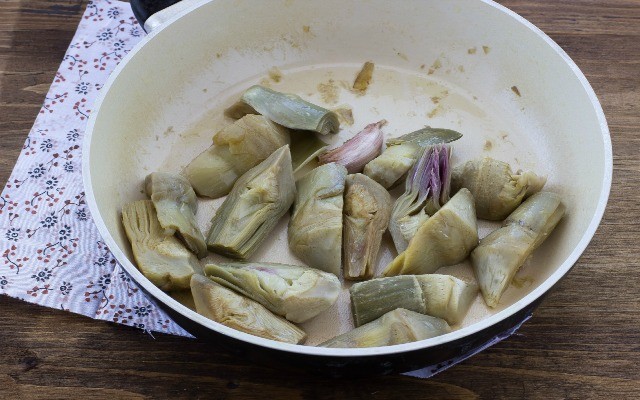 Step 2 torta rustica carciofi