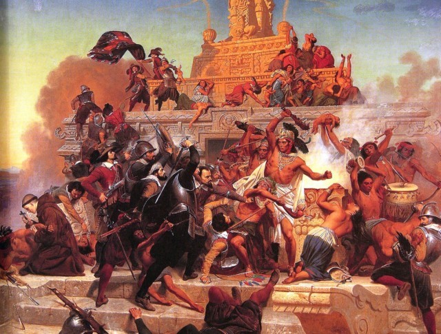 aztechi e conquistadores