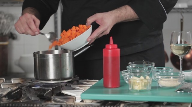 risotto alla zucca - aggiungete la zucca