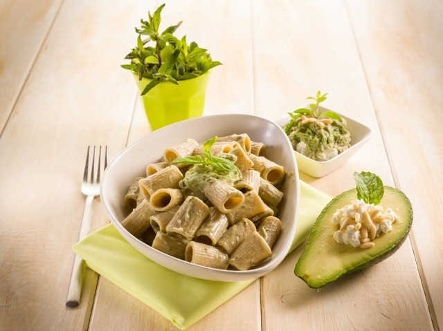 pasta con l'avocado