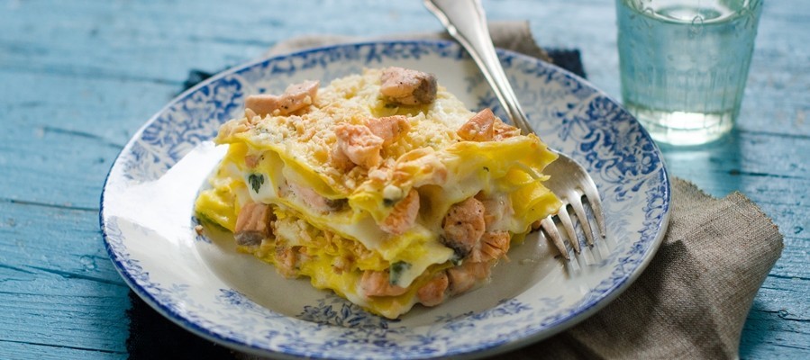 Lasagne Al Salmone Con Besciamella Agrodolce