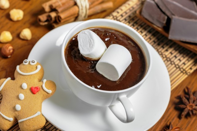 cioccolata con marshmallow