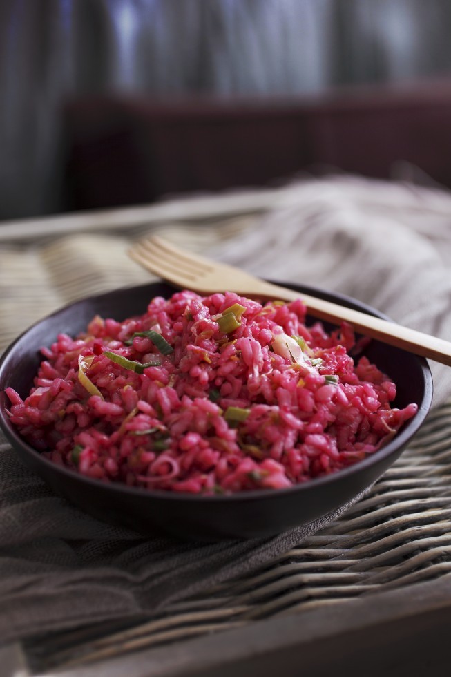 Risotto con rape rosse, ricetta | Agrodolce