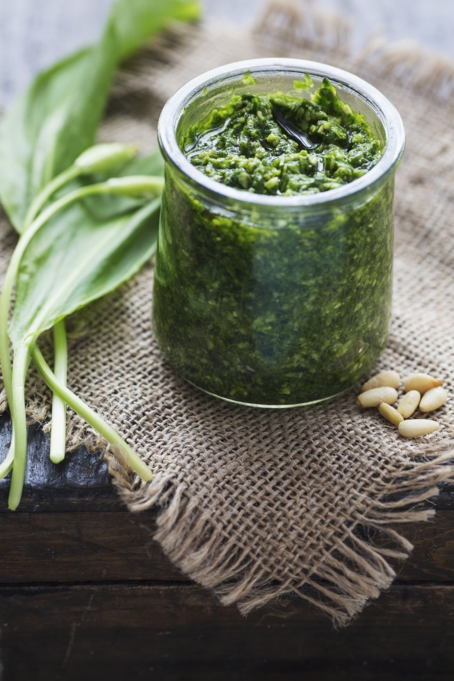 Pesto Di Aglio Orsino Ricetta Della Salsa E Preparazione Agrodolce