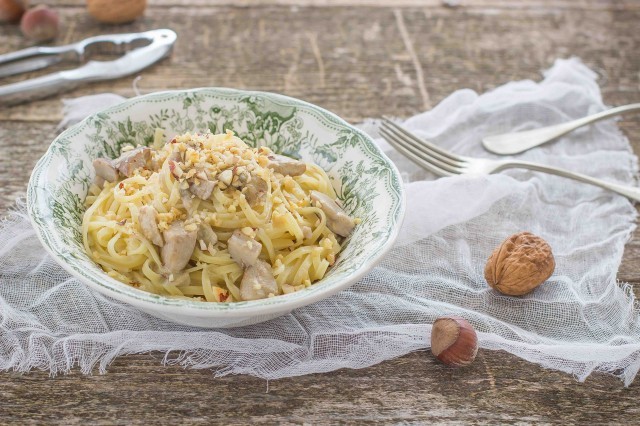 Still life 2 fettuccine alla boscaiola