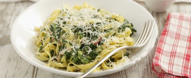 pasta con spinaci