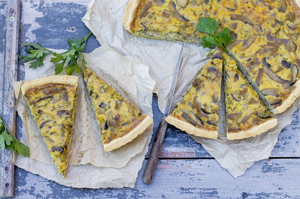 Torta Salata Con Funghi Ricetta Quiche Agrodolce