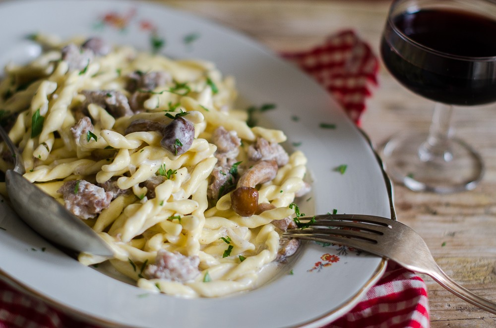 Ricetta Strozzapreti Alla Norcina Agrodolce