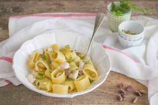 Ricetta Calamarata Con Pesce Spada Agrodolce