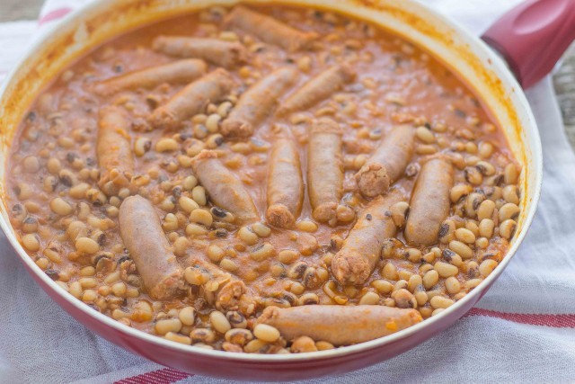 Step 5 luganega con fagioli