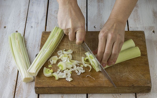 Zuppa di porri step 3