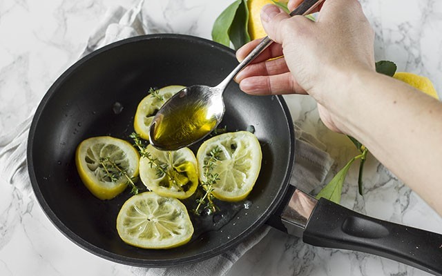 tonno al forno con limone miele e olive step4