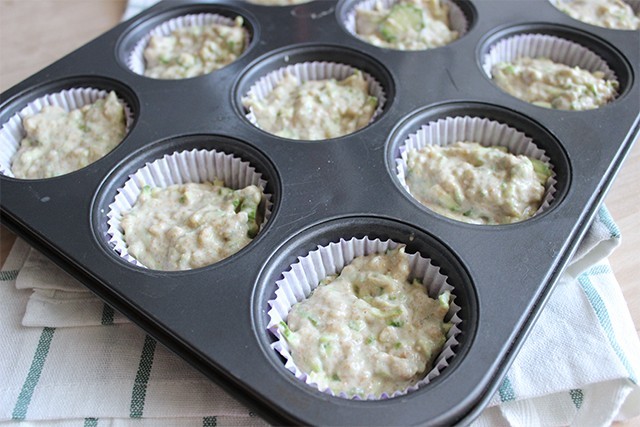 Muffin vegani alle zucchine foto 3