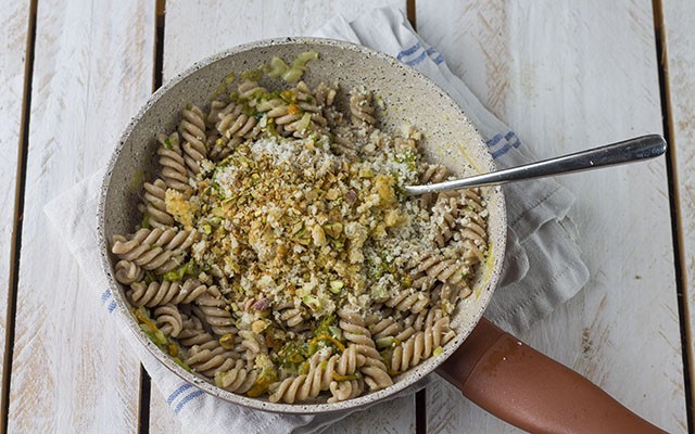 pasta ai fiori di zucca step6