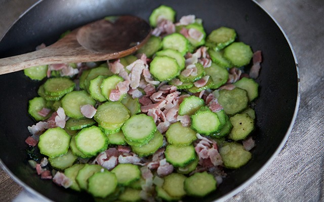 Pasta Zucchine E Pancetta Ricetta Cremosissima Agrodolce