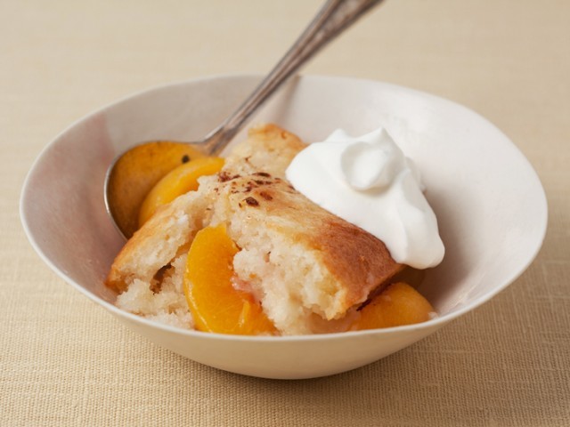 peach cobbler