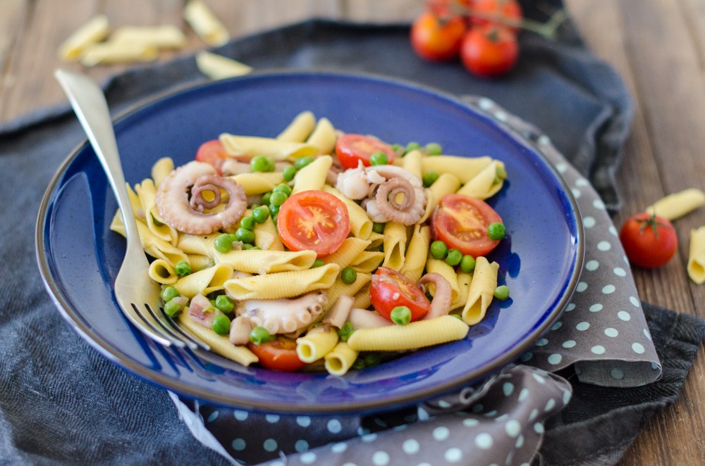 Ricetta Garganelli Moscardini E Piselli Agrodolce