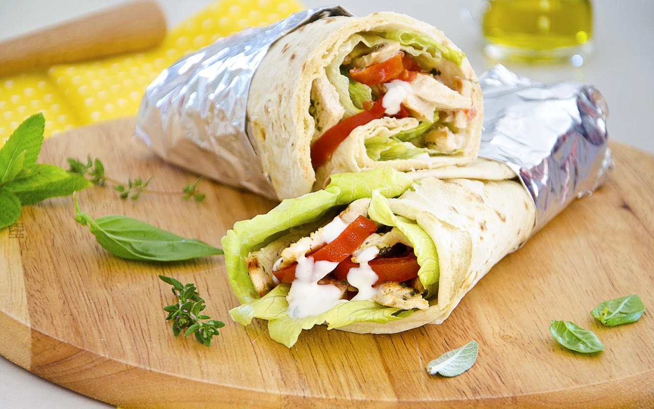 Ricetta Chicken Wrap Agrodolce