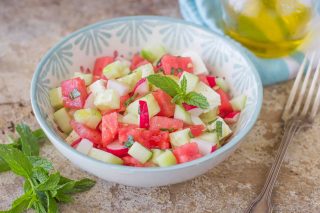 Ricetta Insalata Di Cocomero Formaggio E Lime Agrodolce