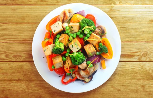 tofu e verdure