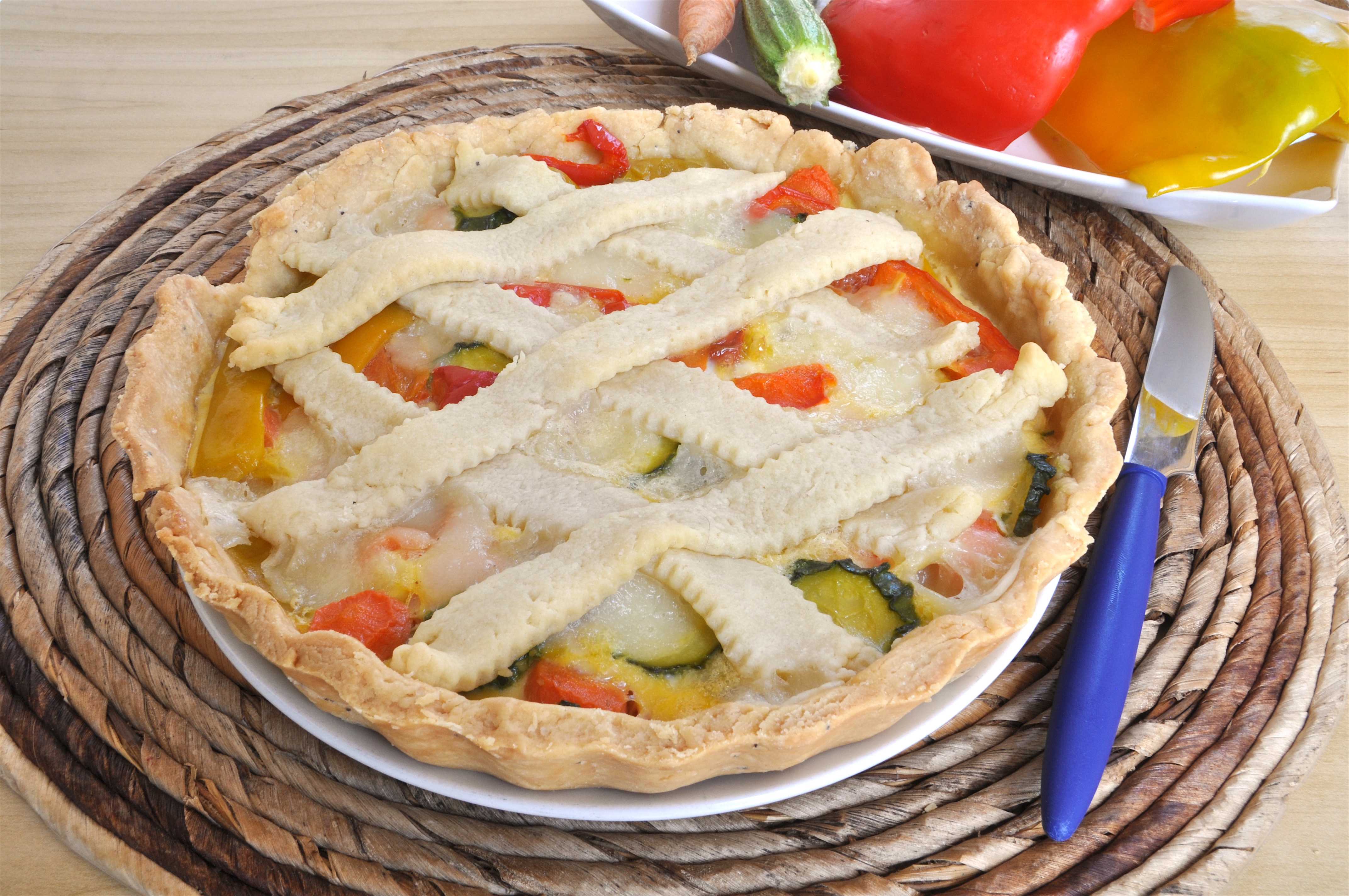 Ricetta Crostata Salata Con Verdure Con Bimby | Agrodolce