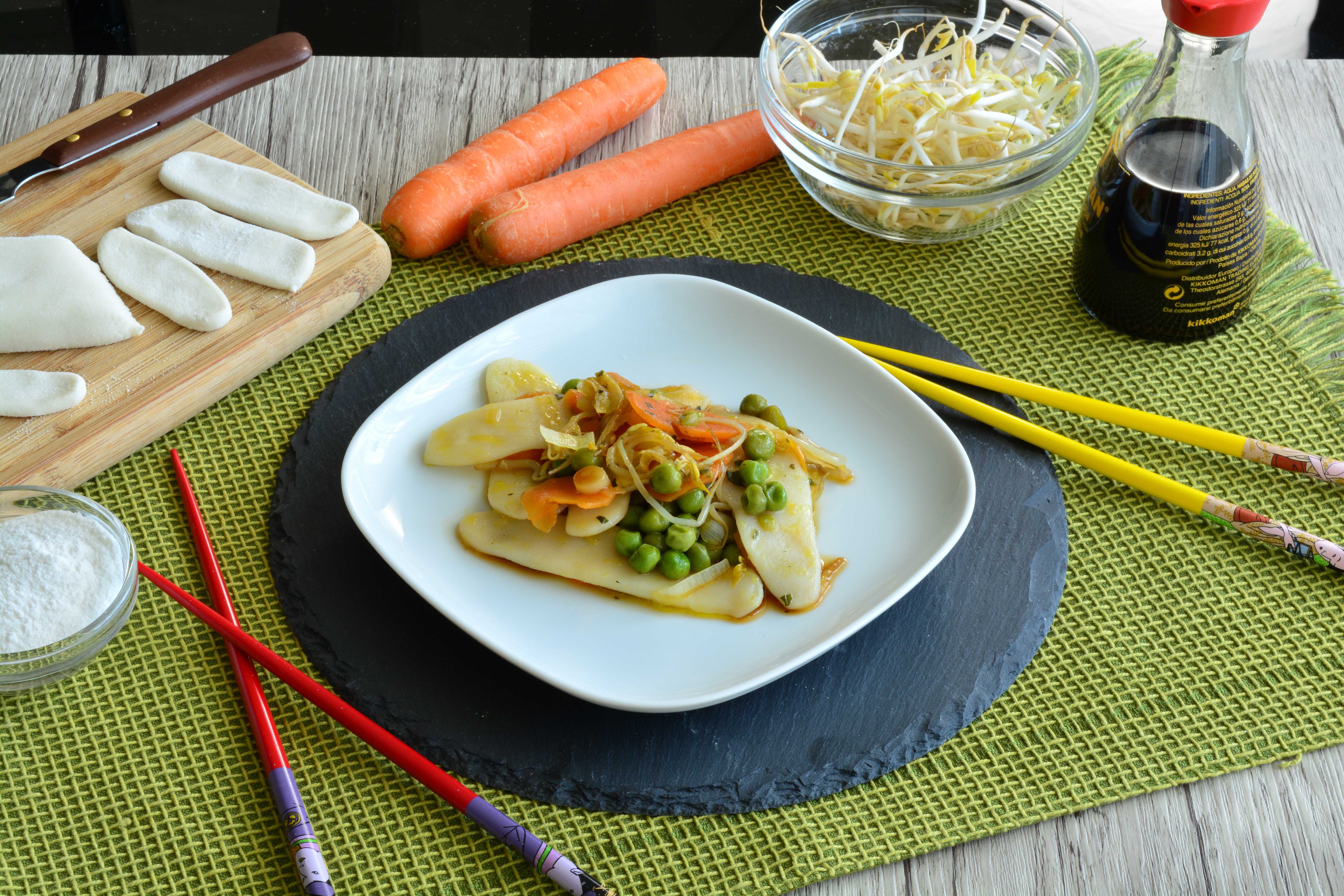 Ricetta Bimby: gli gnocchi cinesi con germogli di soia e carote