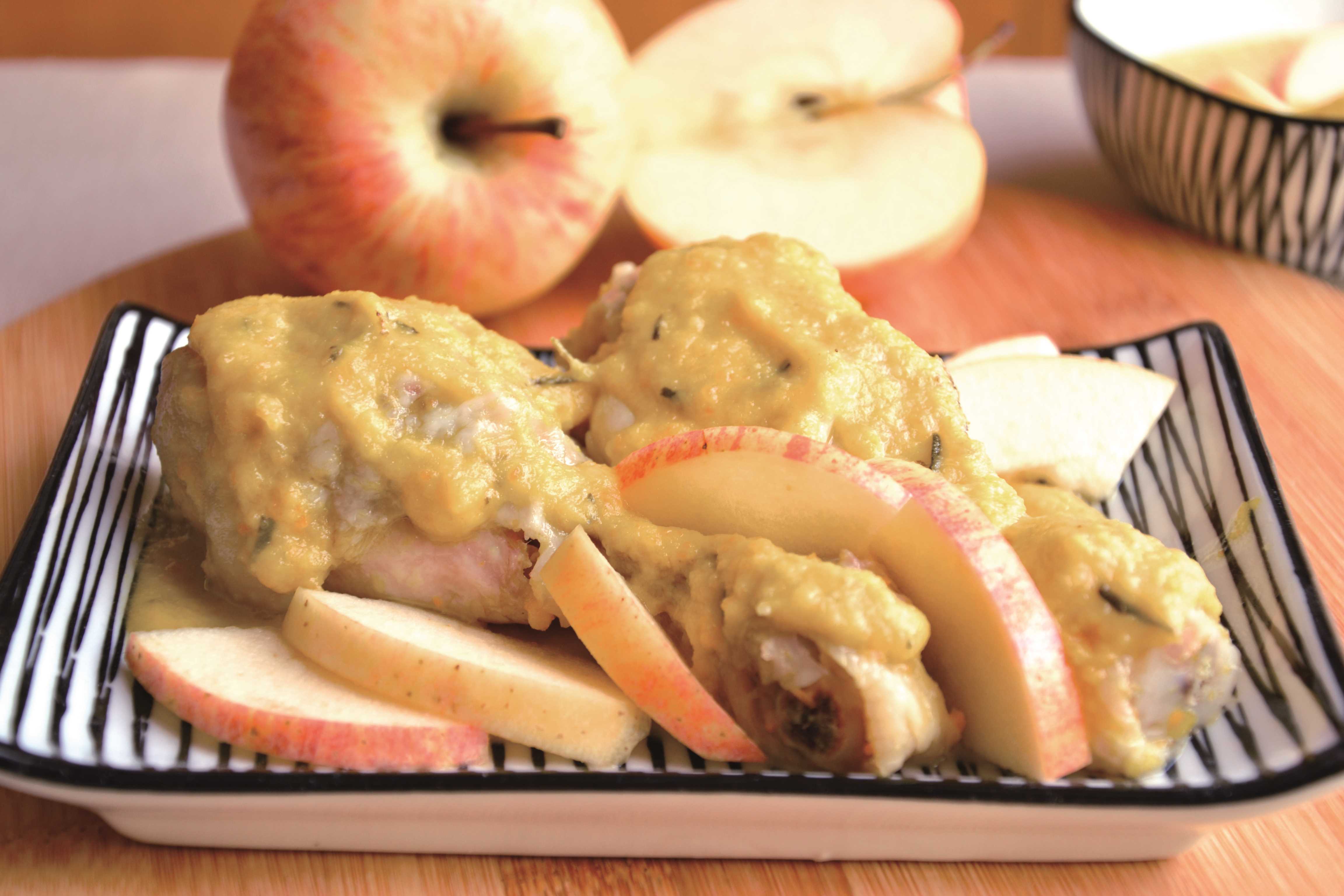 Ricetta Cosce Di Pollo Con Le Mele Con Il Bimby Agrodolce