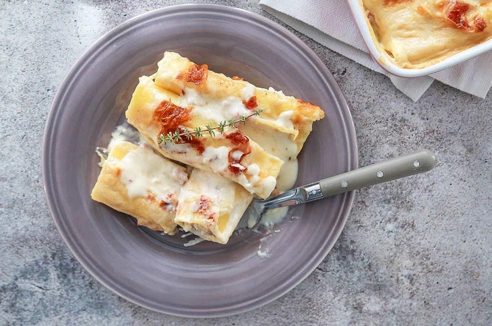 cannelloni speck e robiola