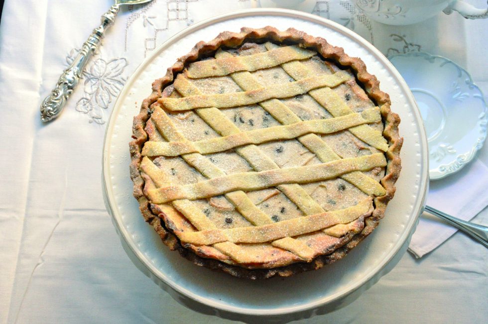 Ricetta Crostata con frolla al pistacchio e ricotta con ...