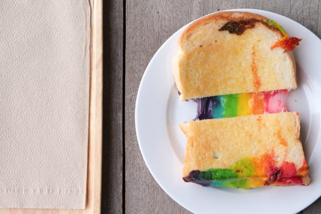 rainbow toast