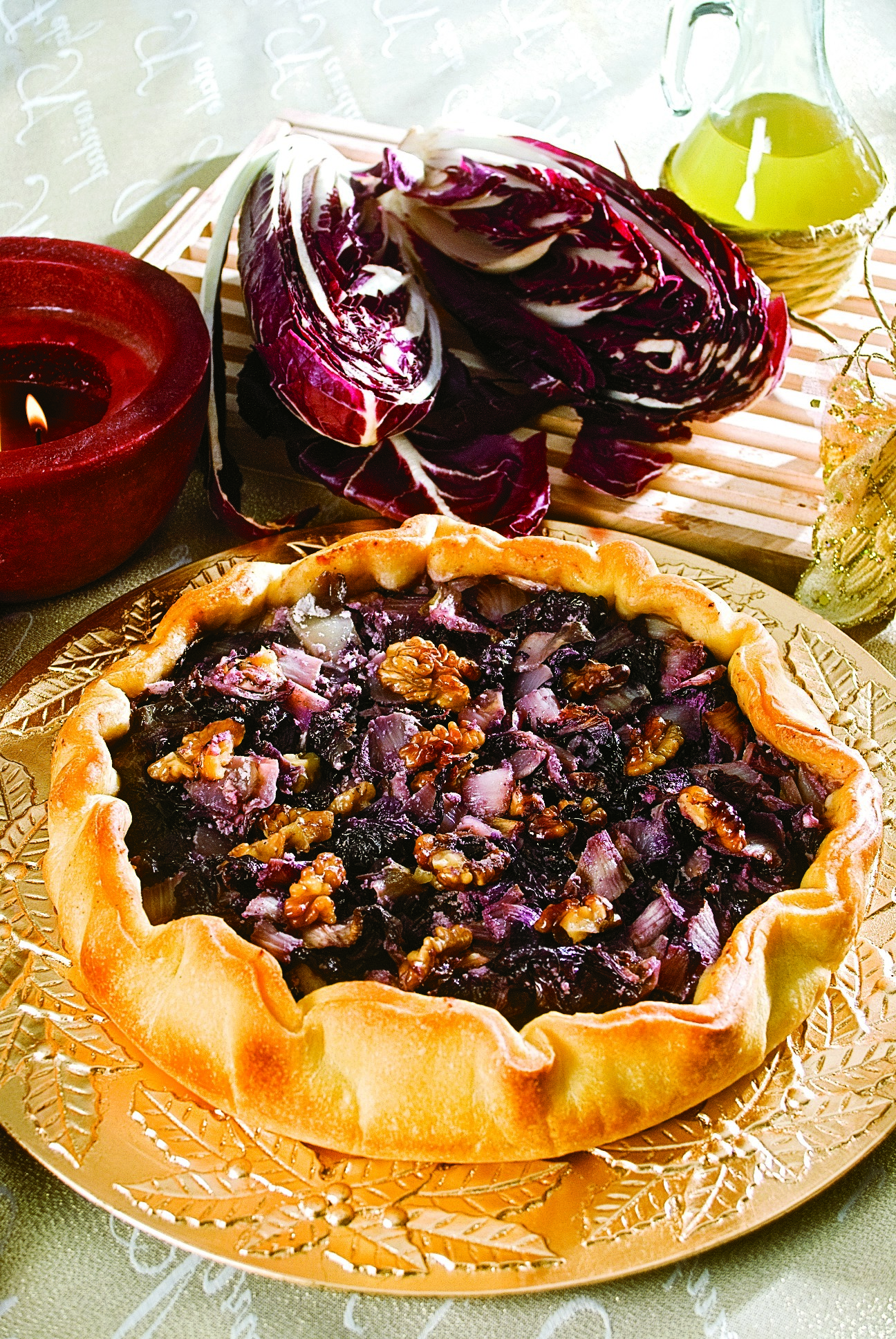 Ricetta Torta Rustica Con Radicchio E Caprino Agrodolce